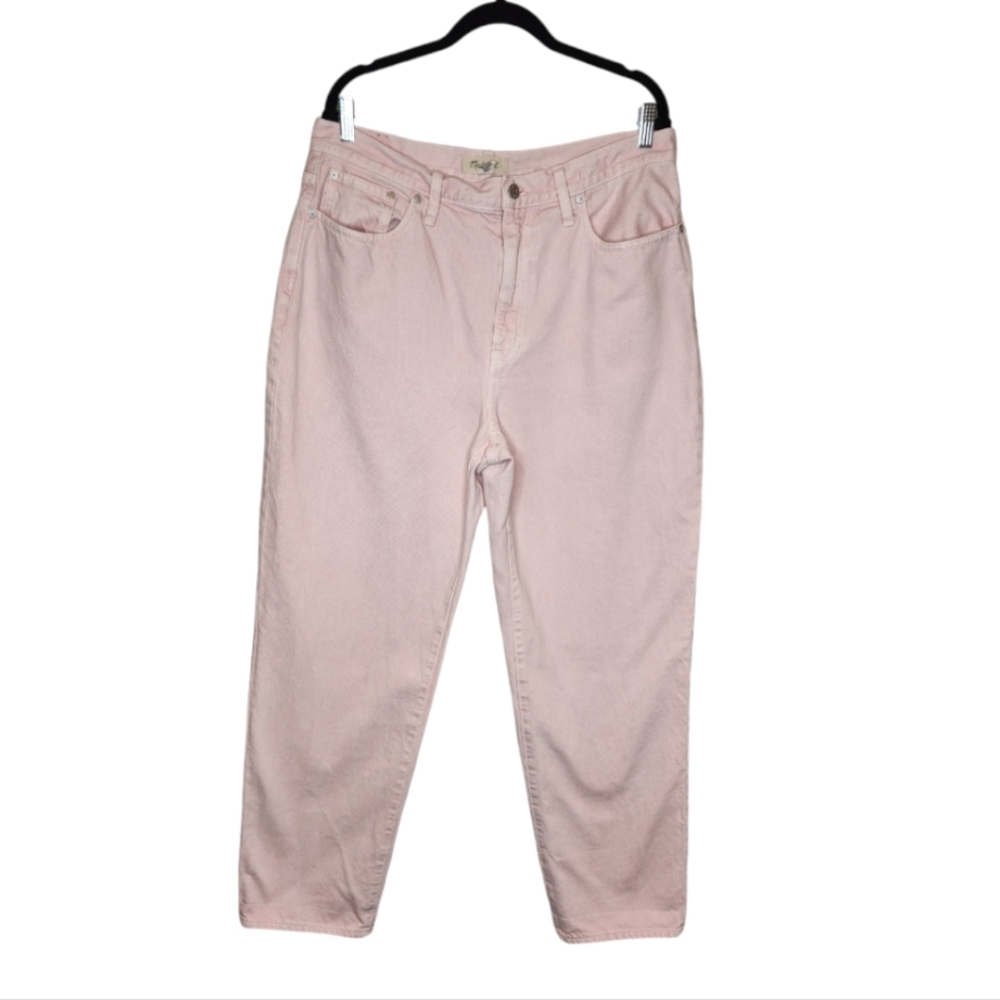 Madewell Baggy Straight Autumn Pink Jeans Size 32